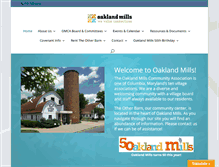 Tablet Screenshot of oaklandmills.org